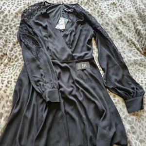 Express Lace Sleeve Dress